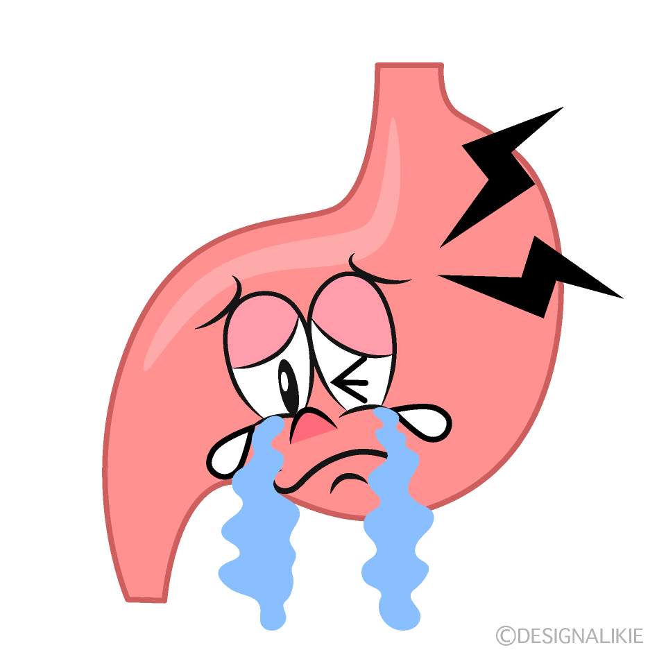 Estómago Llorando Animado