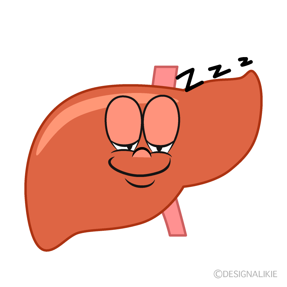 Hígado Durmiendo Animado