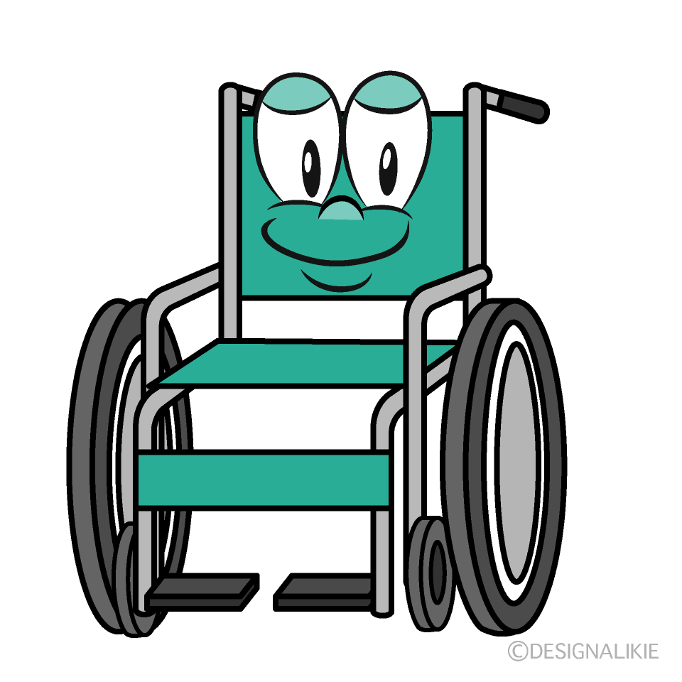 Wheelchair Cartoon Character Image