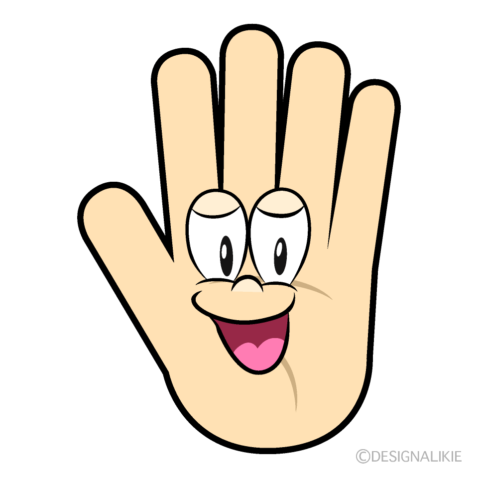 Mano Sonriente Animado