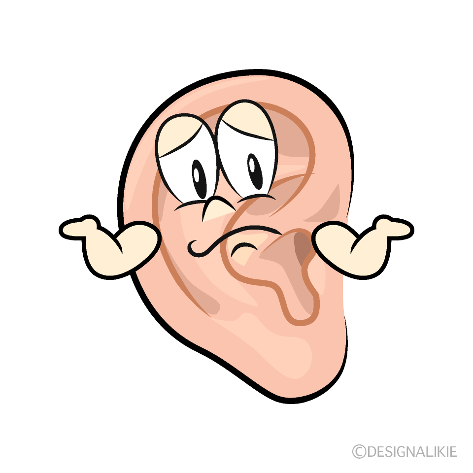 Oído Preocupado Animado
