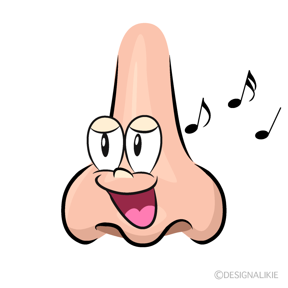 Singing Nose Cartoon Character Image