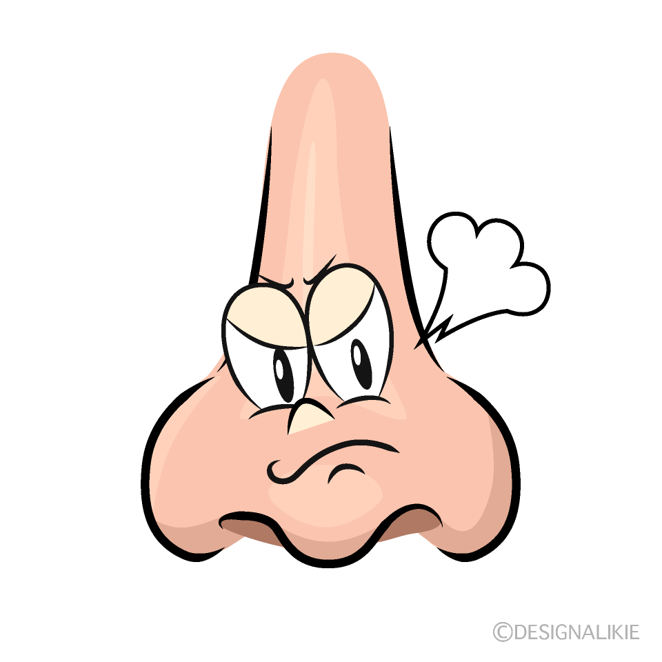 Angry Nose Cartoon Character Image