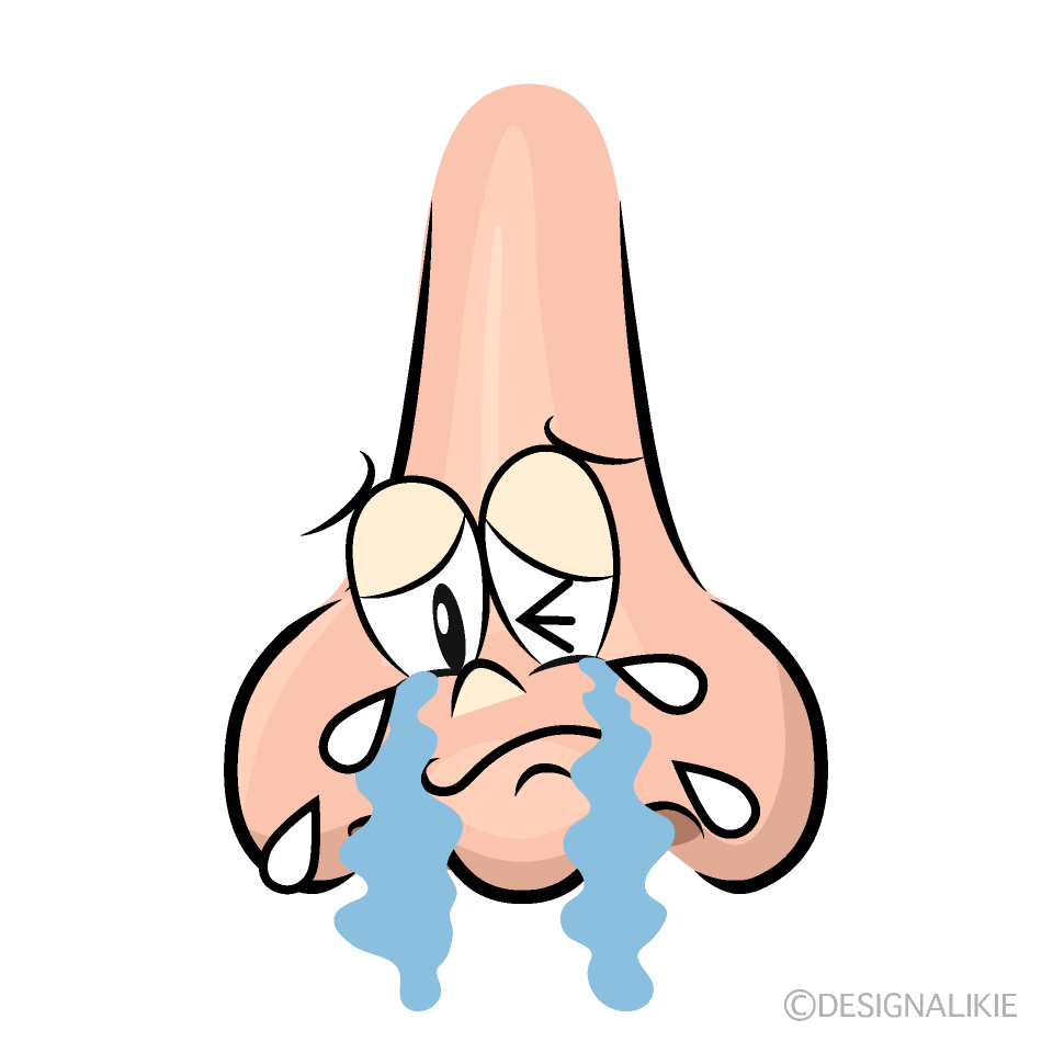 Crying Nose Cartoon Character Image