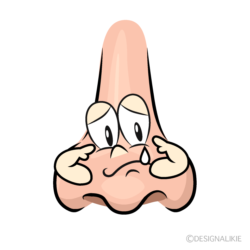 Sad Nose Cartoon Character Image