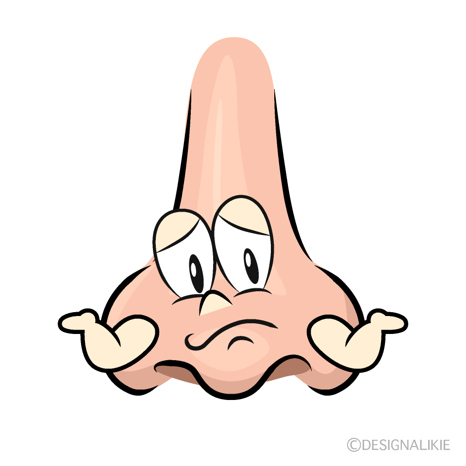 Troubled Nose Cartoon Character Image