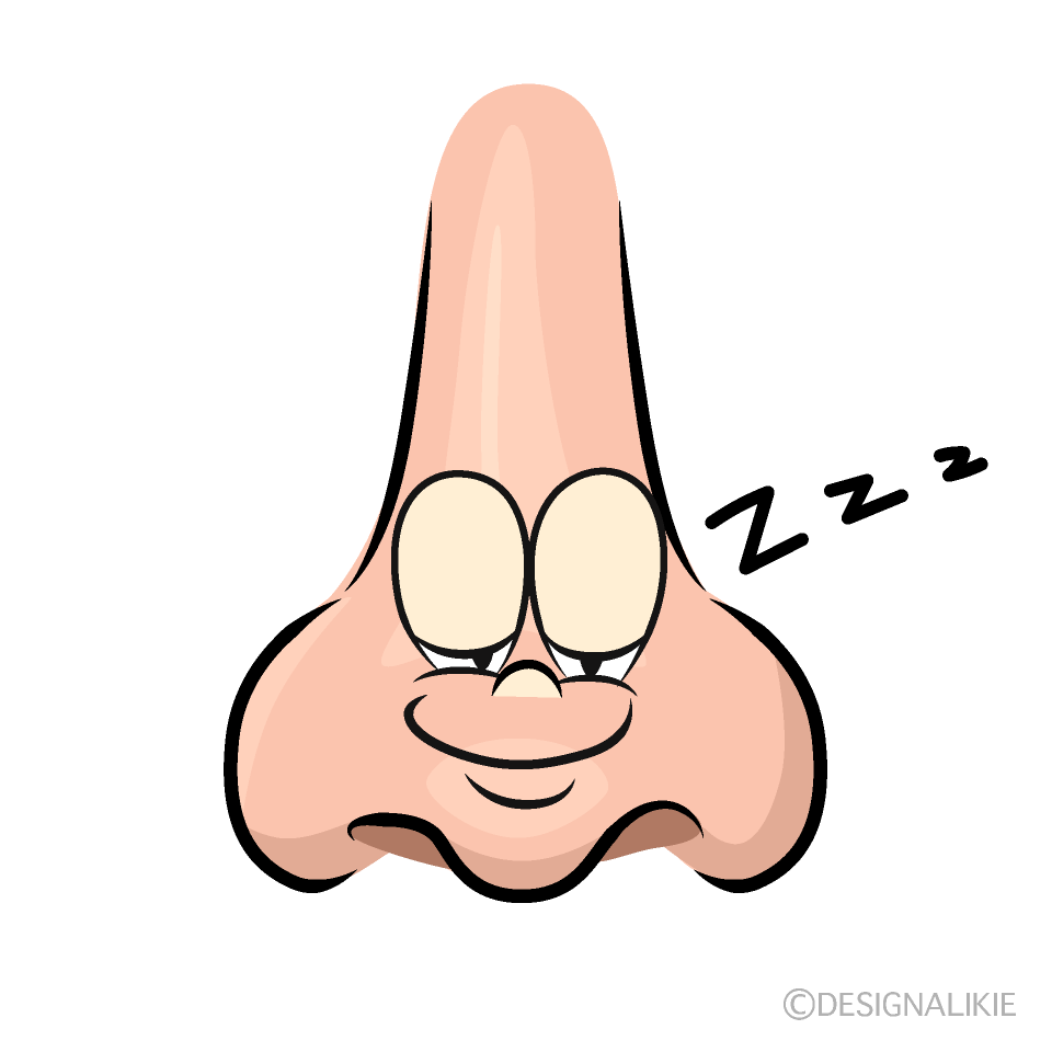 Sleeping Nose Cartoon Character Image