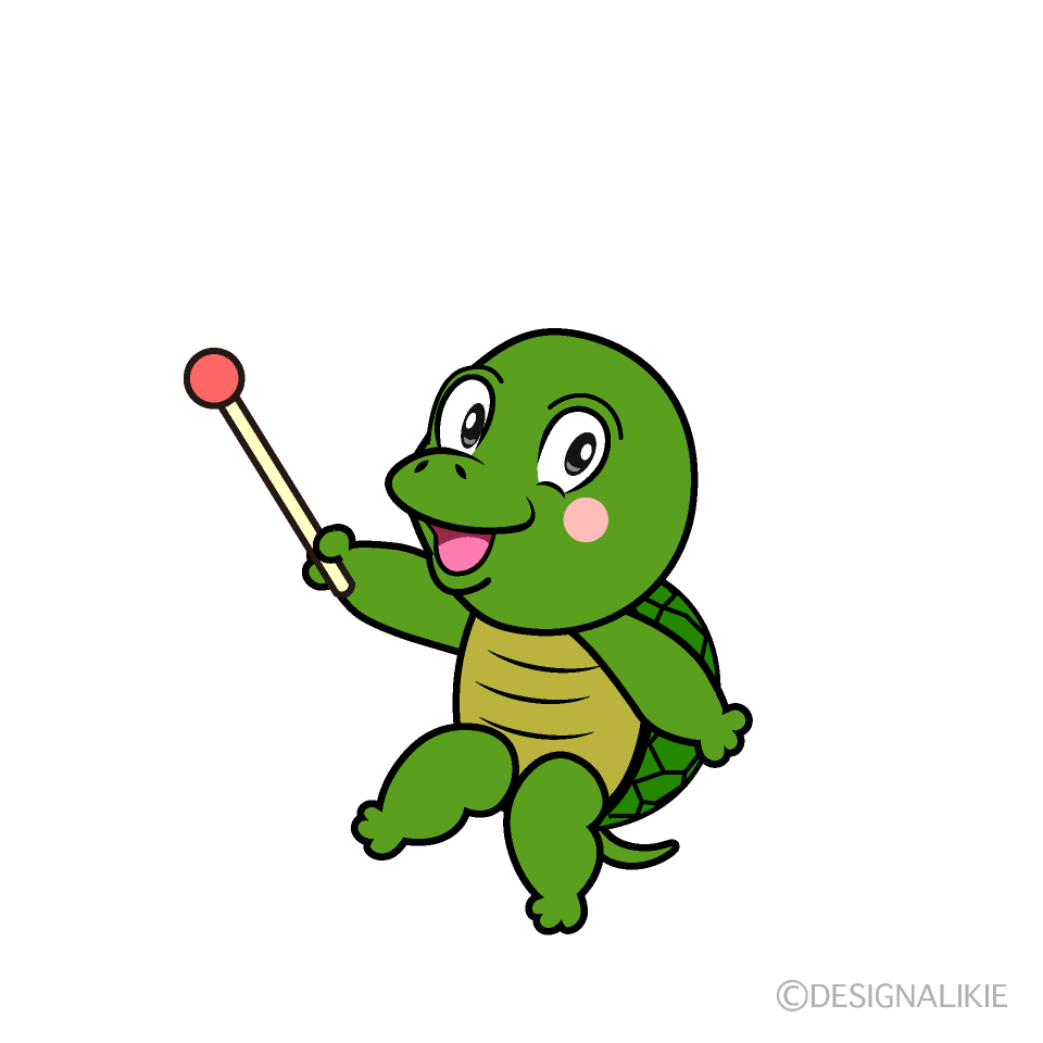 Speaking Turtle Cartoon Character Image