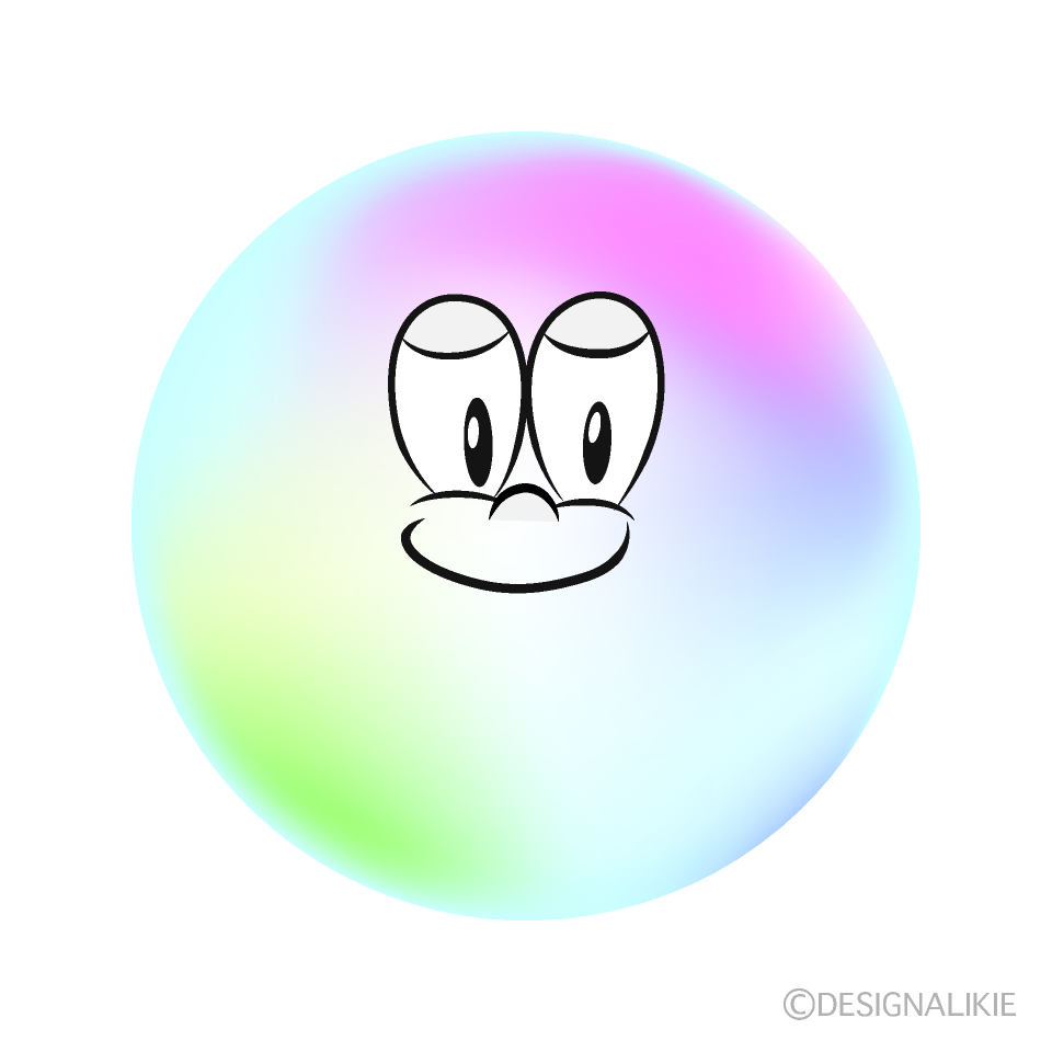 Bubble Cartoon Character Image