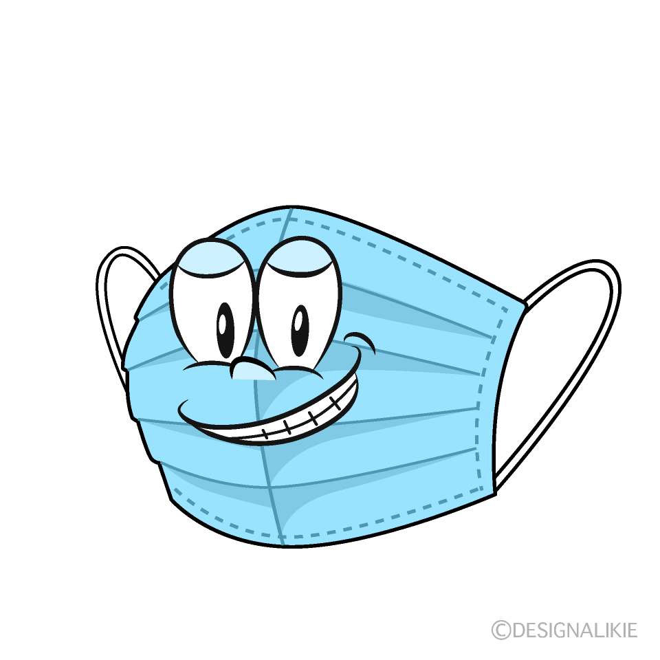 Grinning Mask Cartoon Character Image
