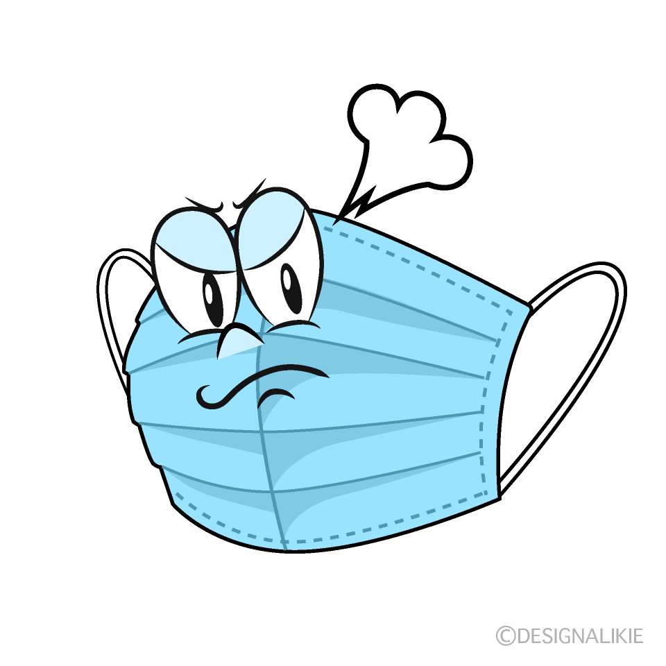 Angry Mask Cartoon Character Image