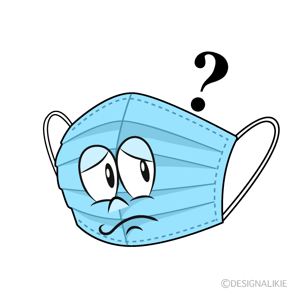 Thinking Mask Cartoon Character Image