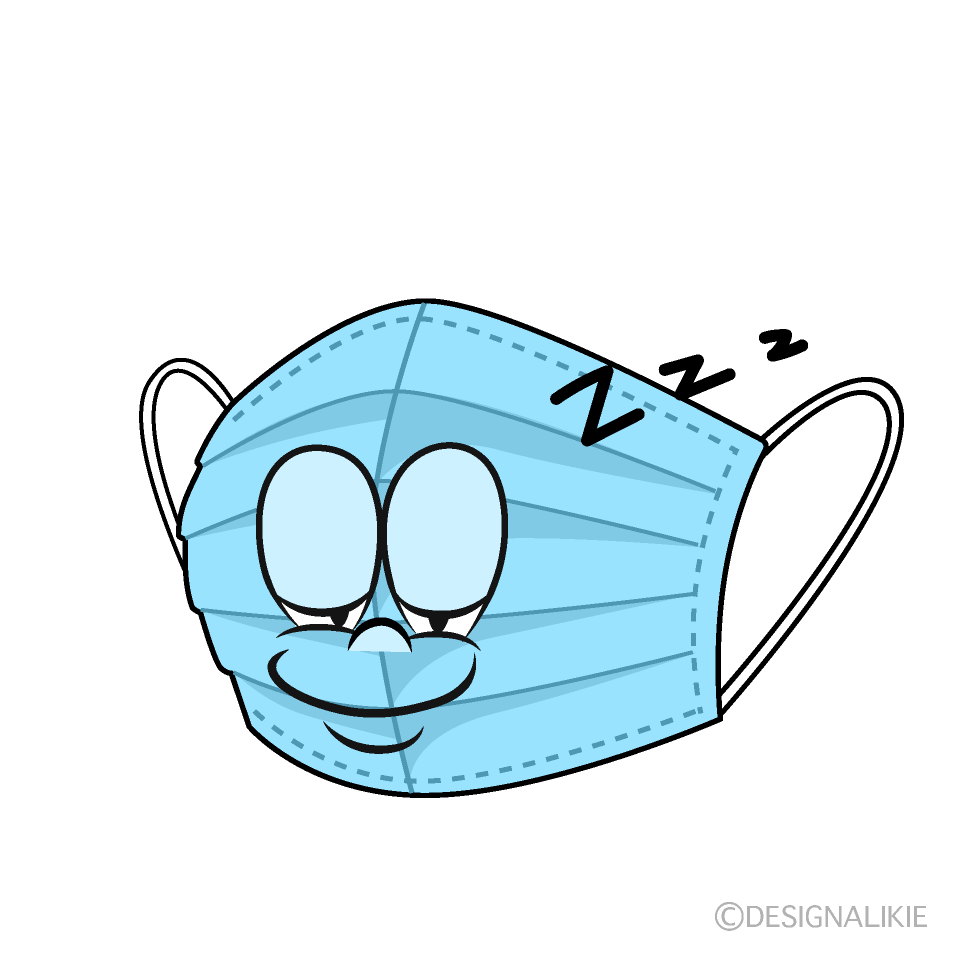Sleeping Mask Cartoon Character Image