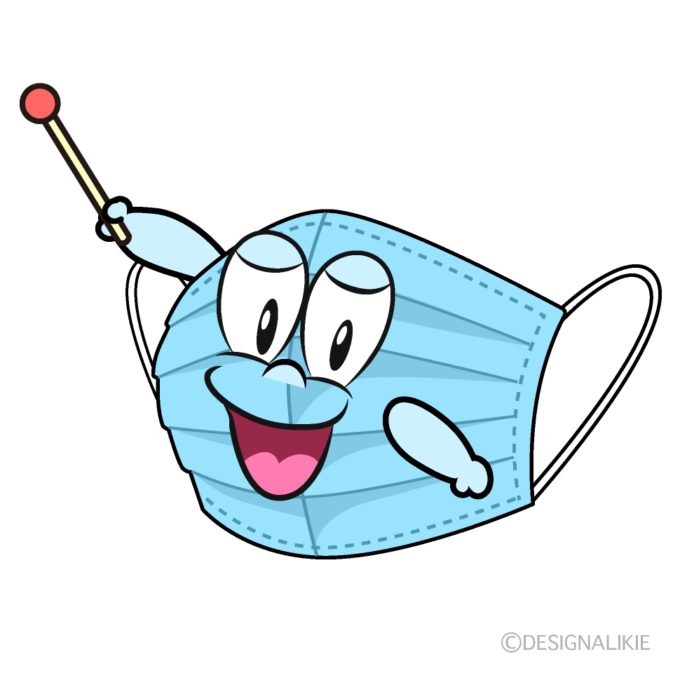 Speaking Mask Cartoon Character Image