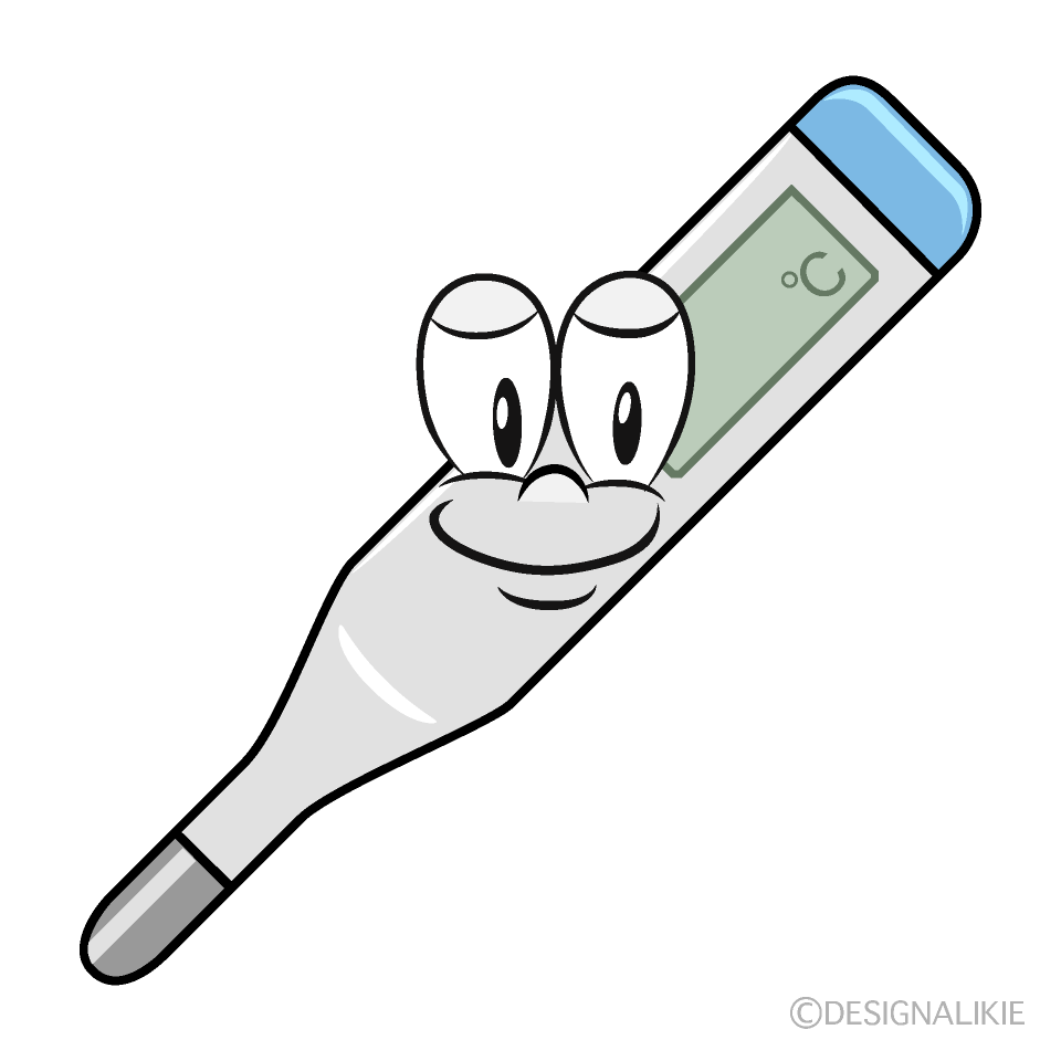 Medical Thermometer Cartoon Character Image
