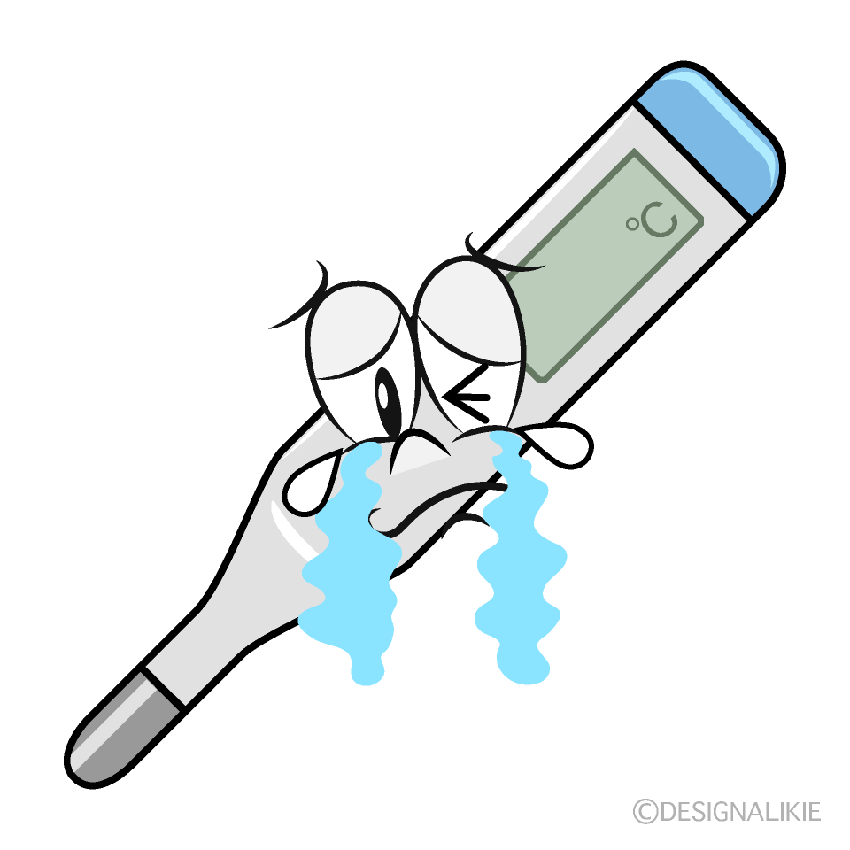 Termómetro Médico Llorando Animado