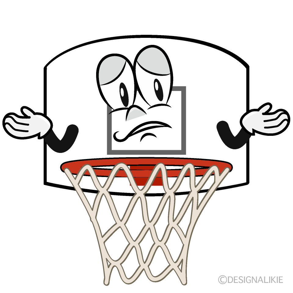 Canasta de Baloncesto Preocupada Animado
