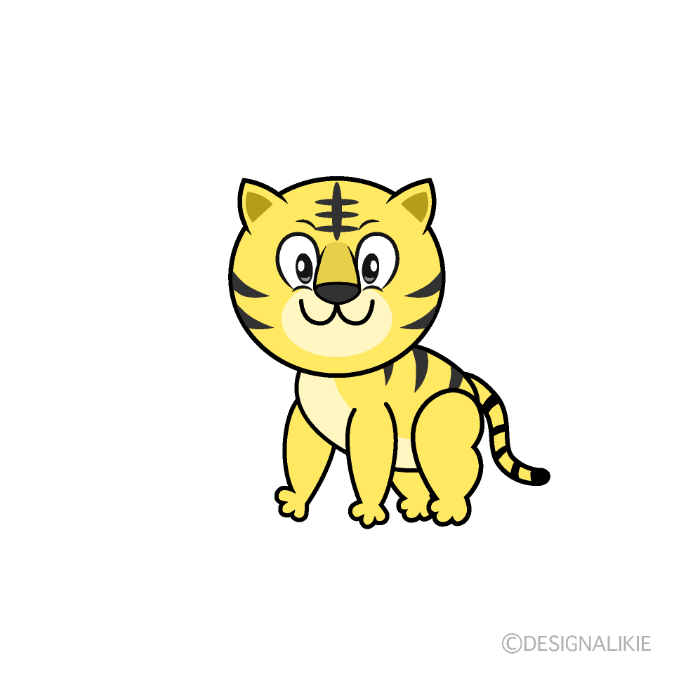 Dancing Tiger Cartoon Character Image