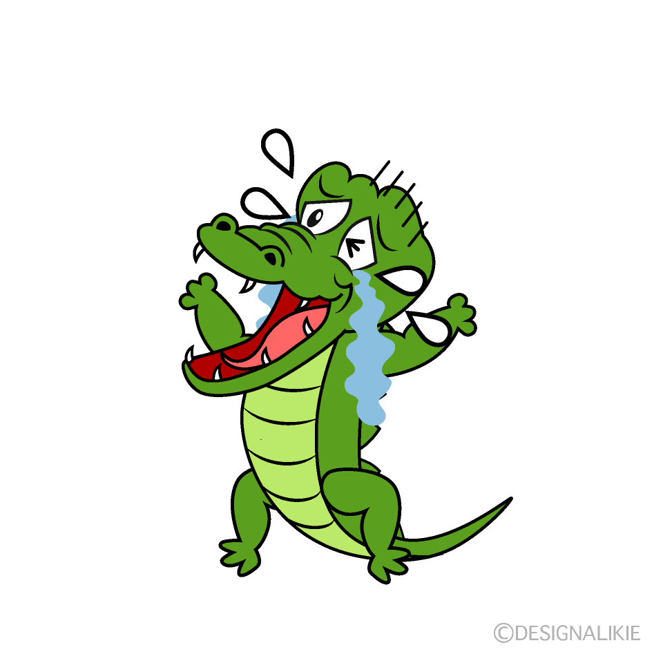 Cocodrilo Llorando Animado
