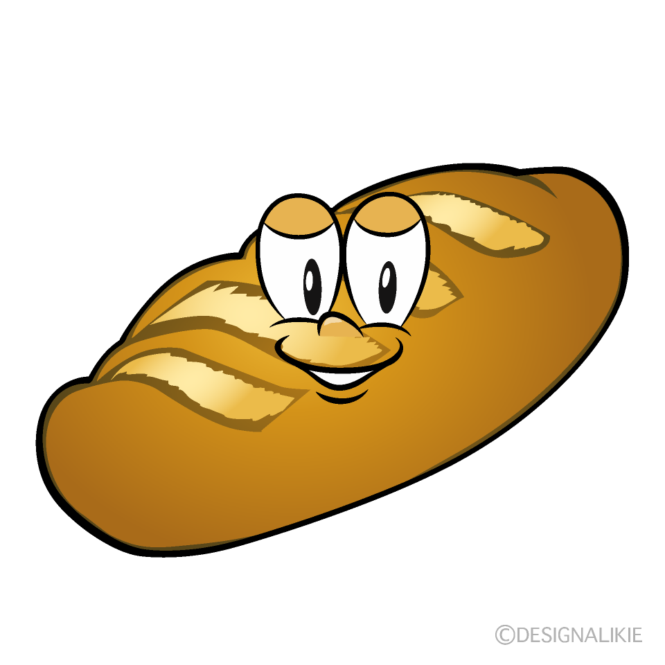 French Bread Cartoon Character Image