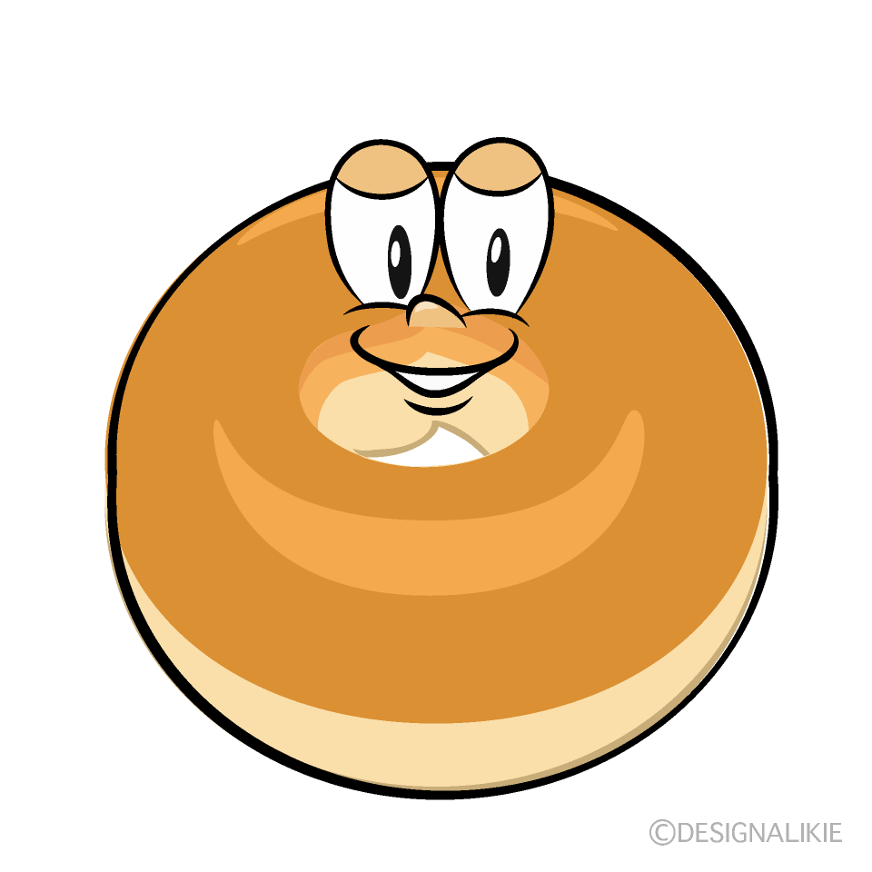 Bagel Cartoon Character Image