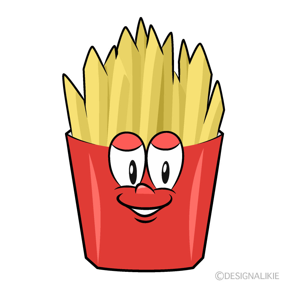 French Fries Cartoon Character Image