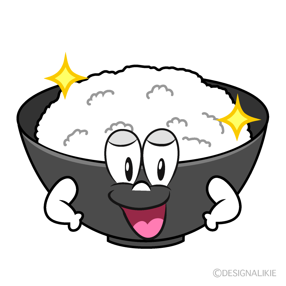 Glitter Rice Cartoon Character Image