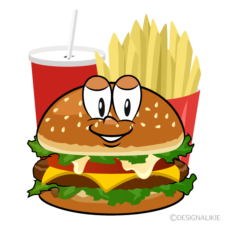 Junk Food Cartoon Character Image