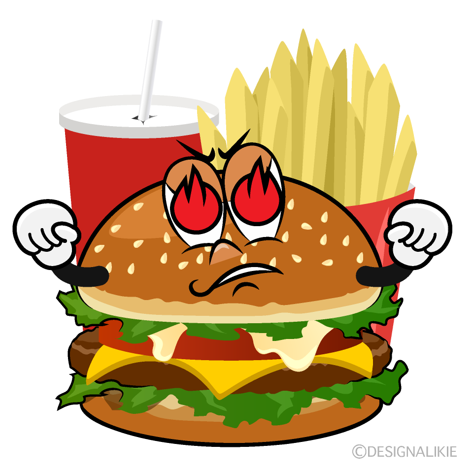 Enthusiasm Junk Food Cartoon Character Image