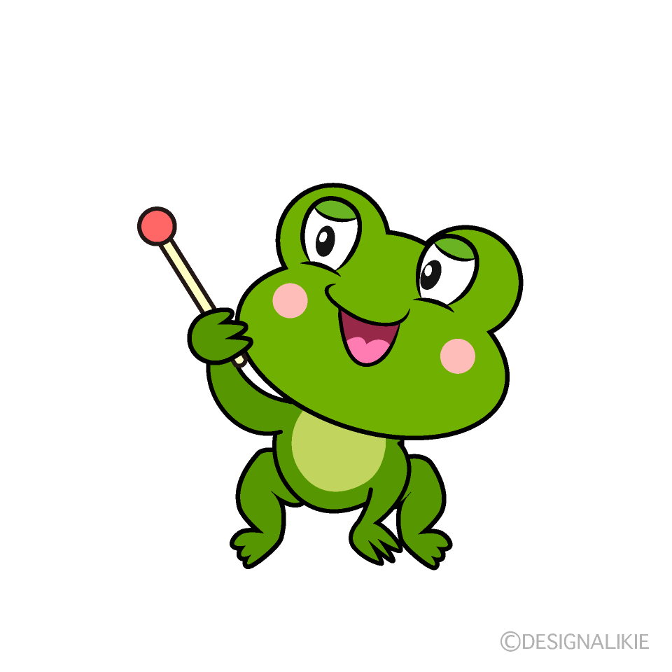 Speaking Frog Cartoon Character Image