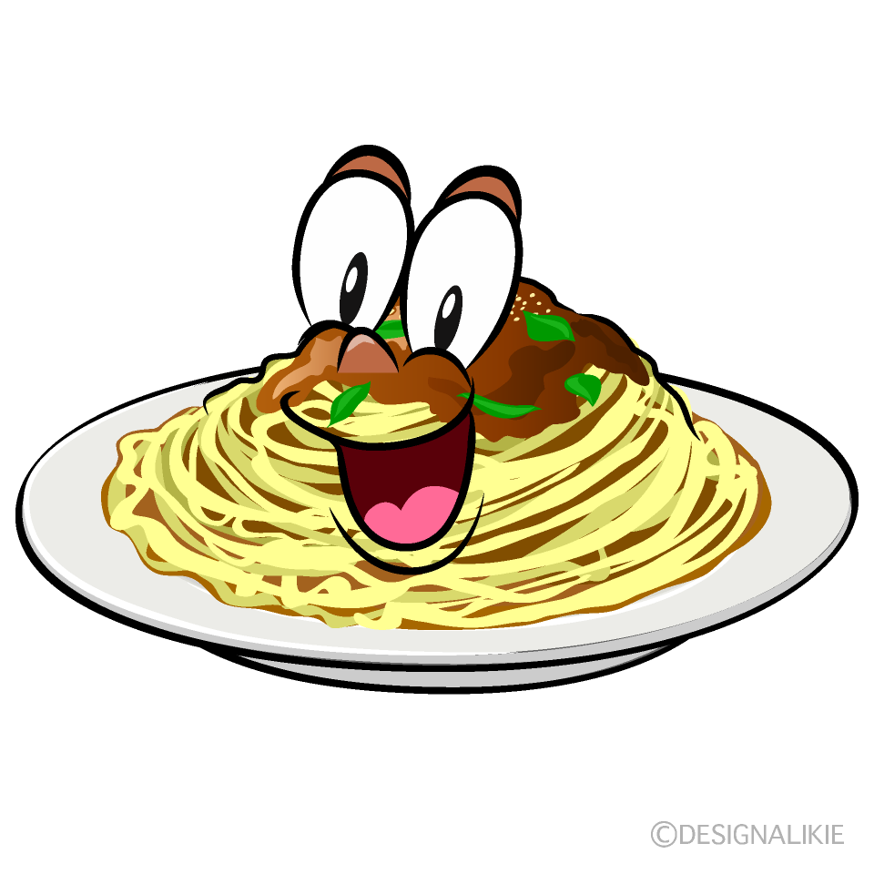 Surprising Spaghetti Cartoon Character Image
