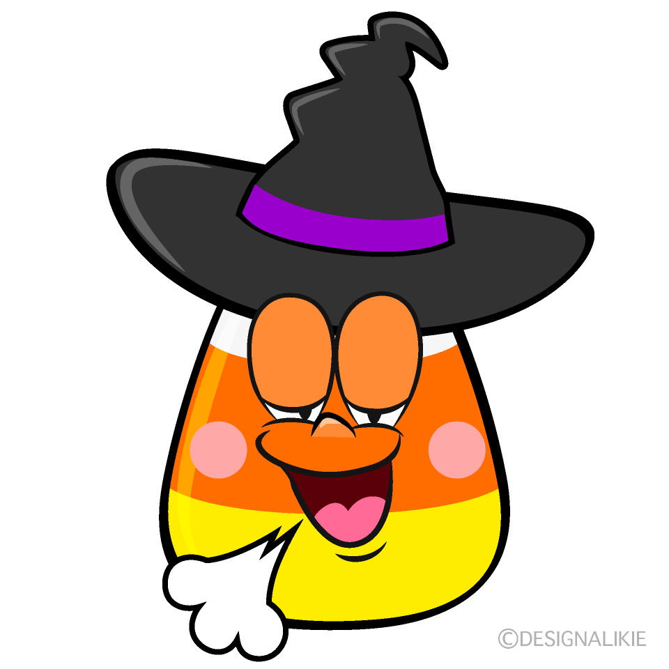 Relaxing Candy Corn Cartoon Character Image