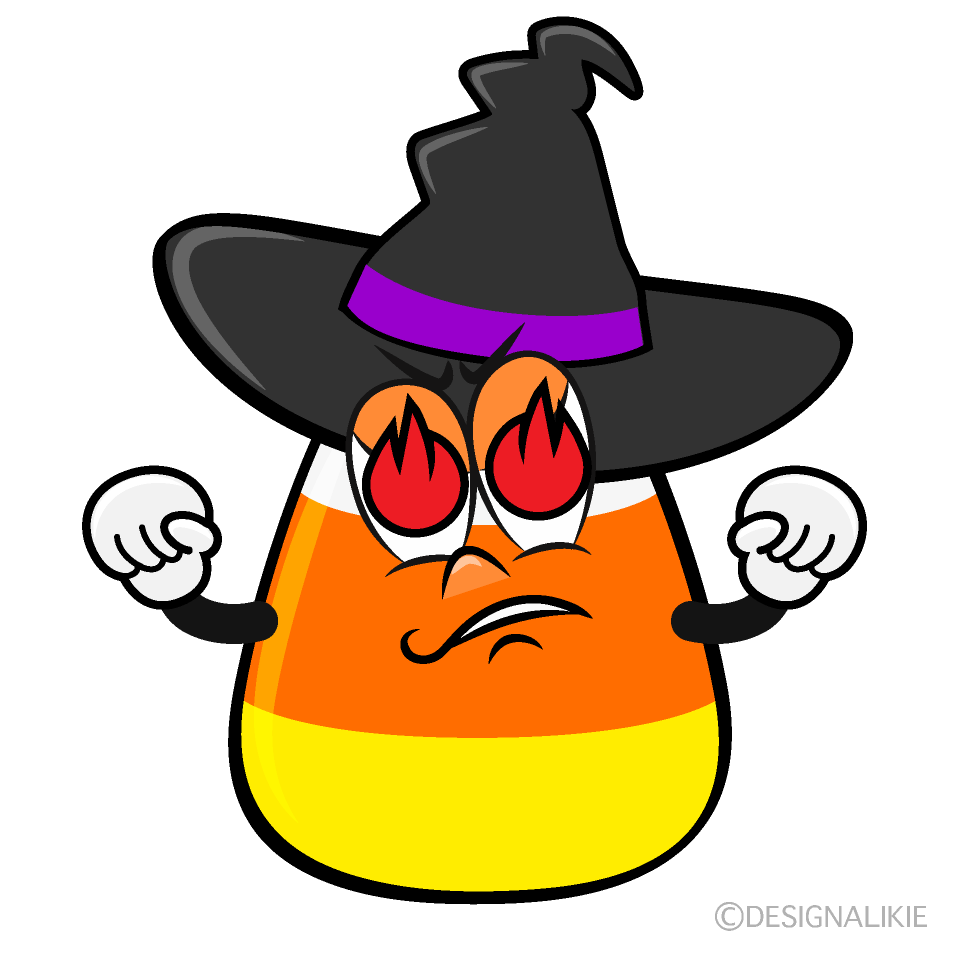 Enthusiasm Candy Corn Cartoon Character Image