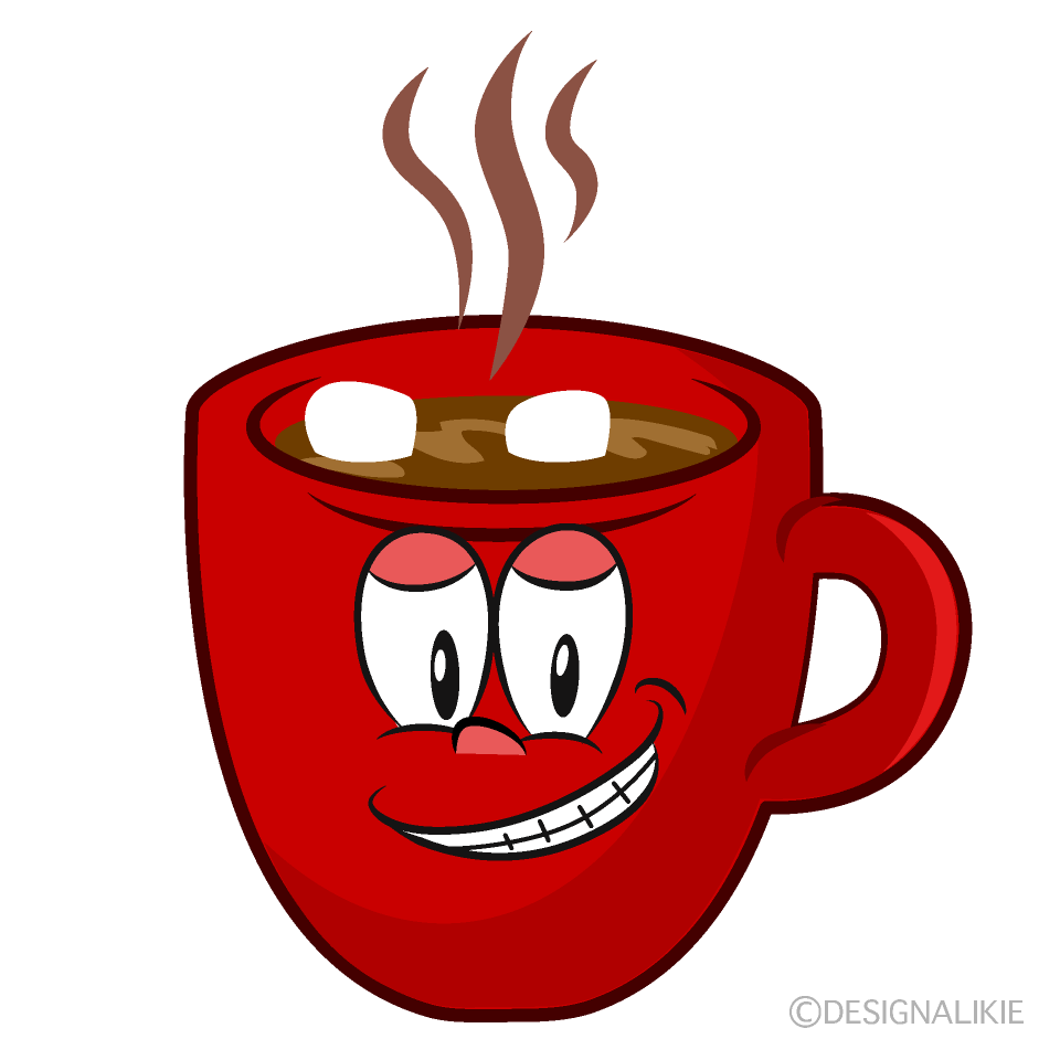 Chocolate Caliente Sonriendo Animado
