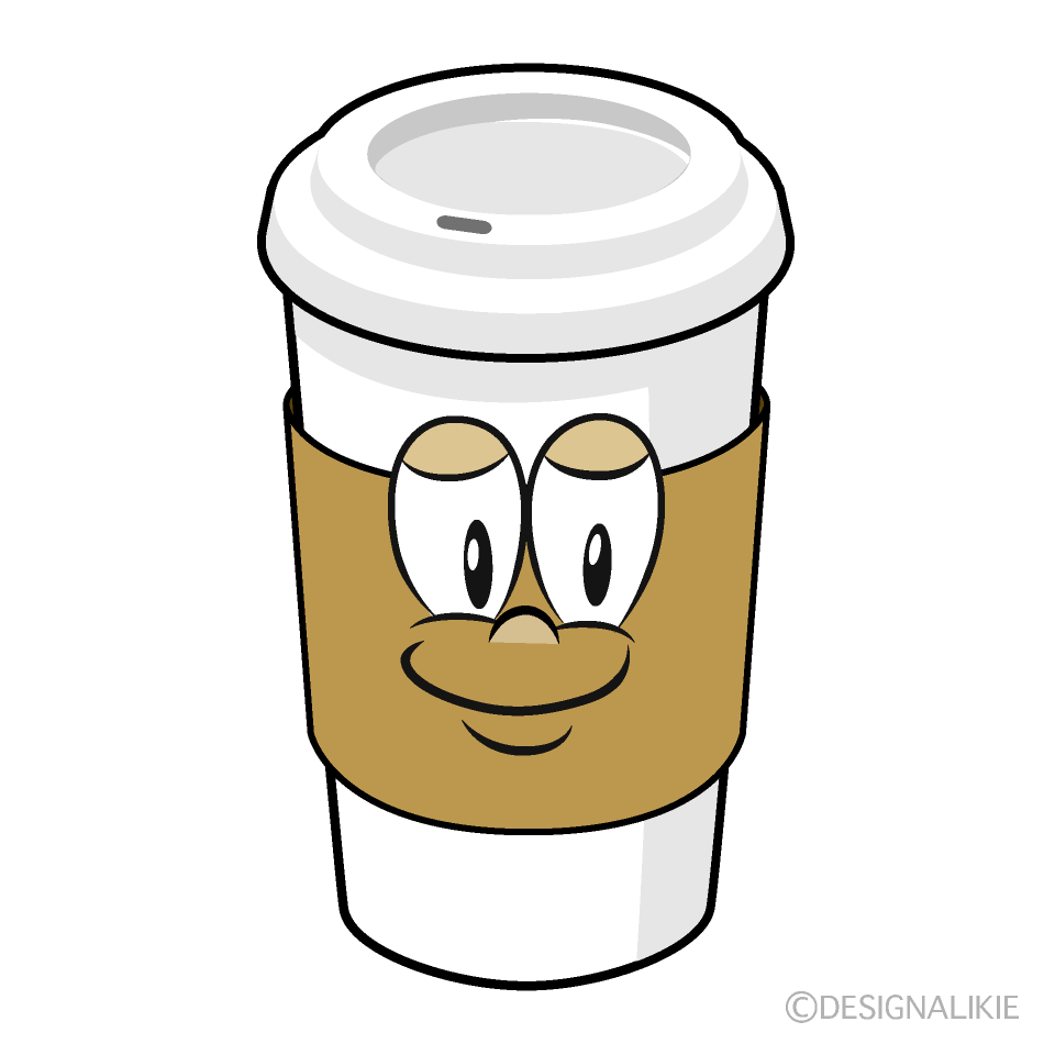 Café en Vaso de Papel Animado