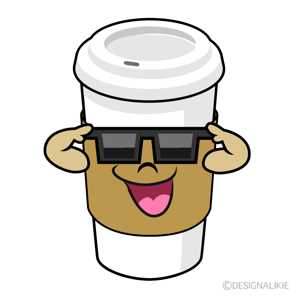 Café en Vaso de Papel Genial Animado