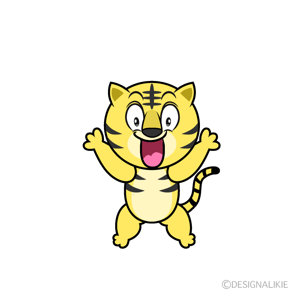 Talking Tiger Cartoon Character Image
