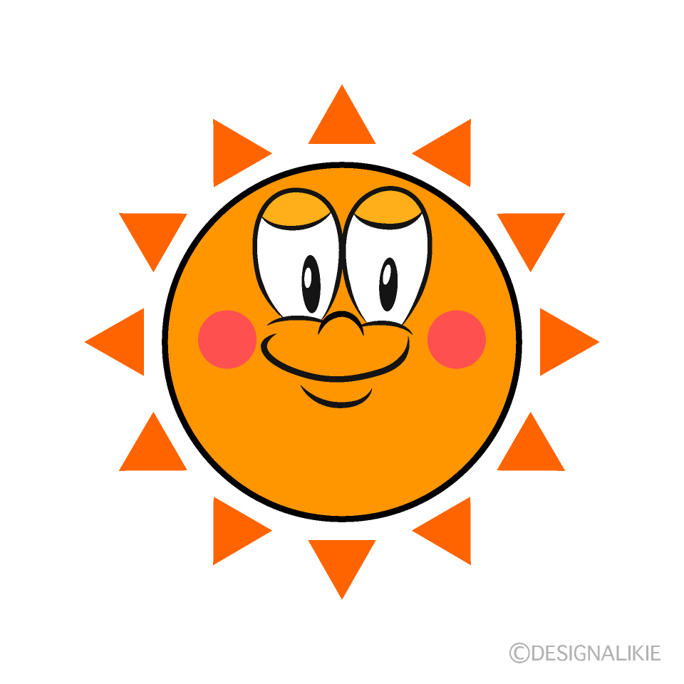 Sun Cartoon Character Image