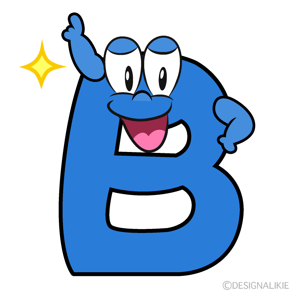 Posing B Cartoon Character Image