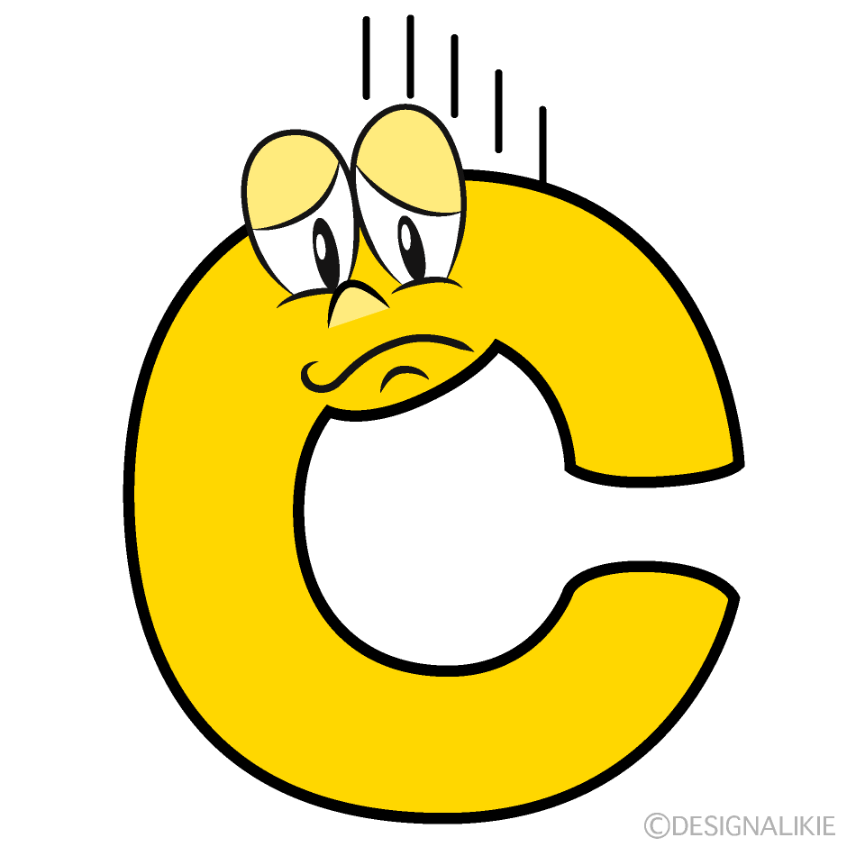 Depressed C Cartoon Character Image