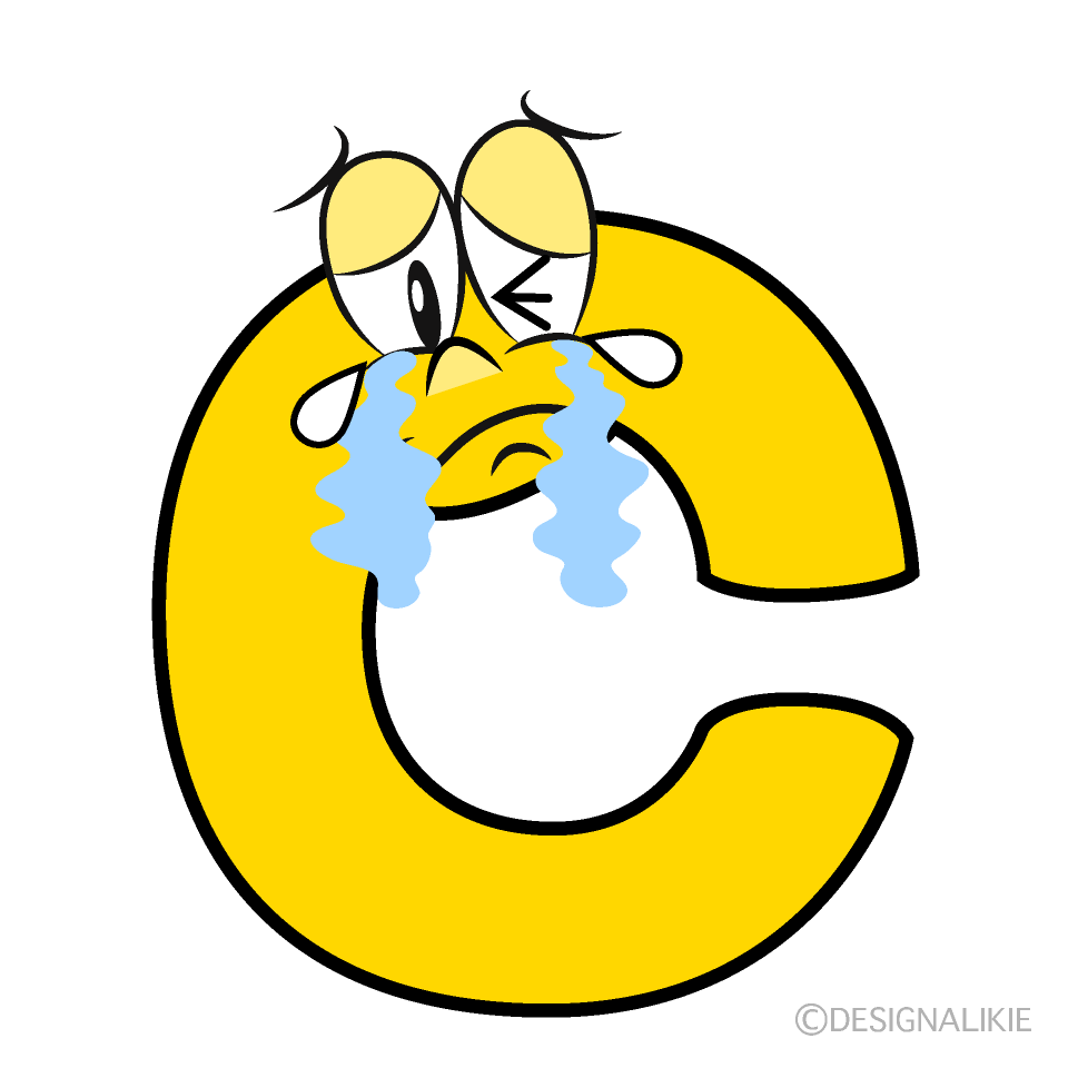 Crying C Cartoon Character Image