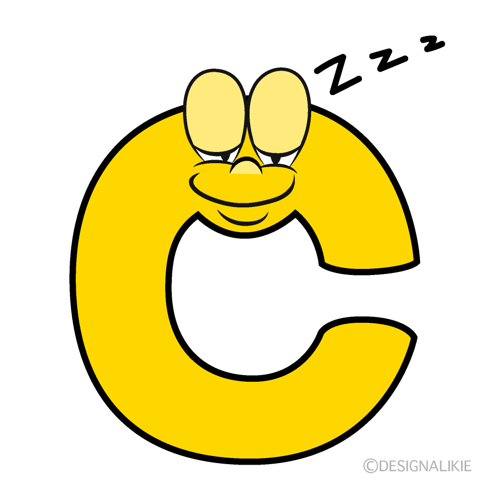 Sleeping C Cartoon Character Image