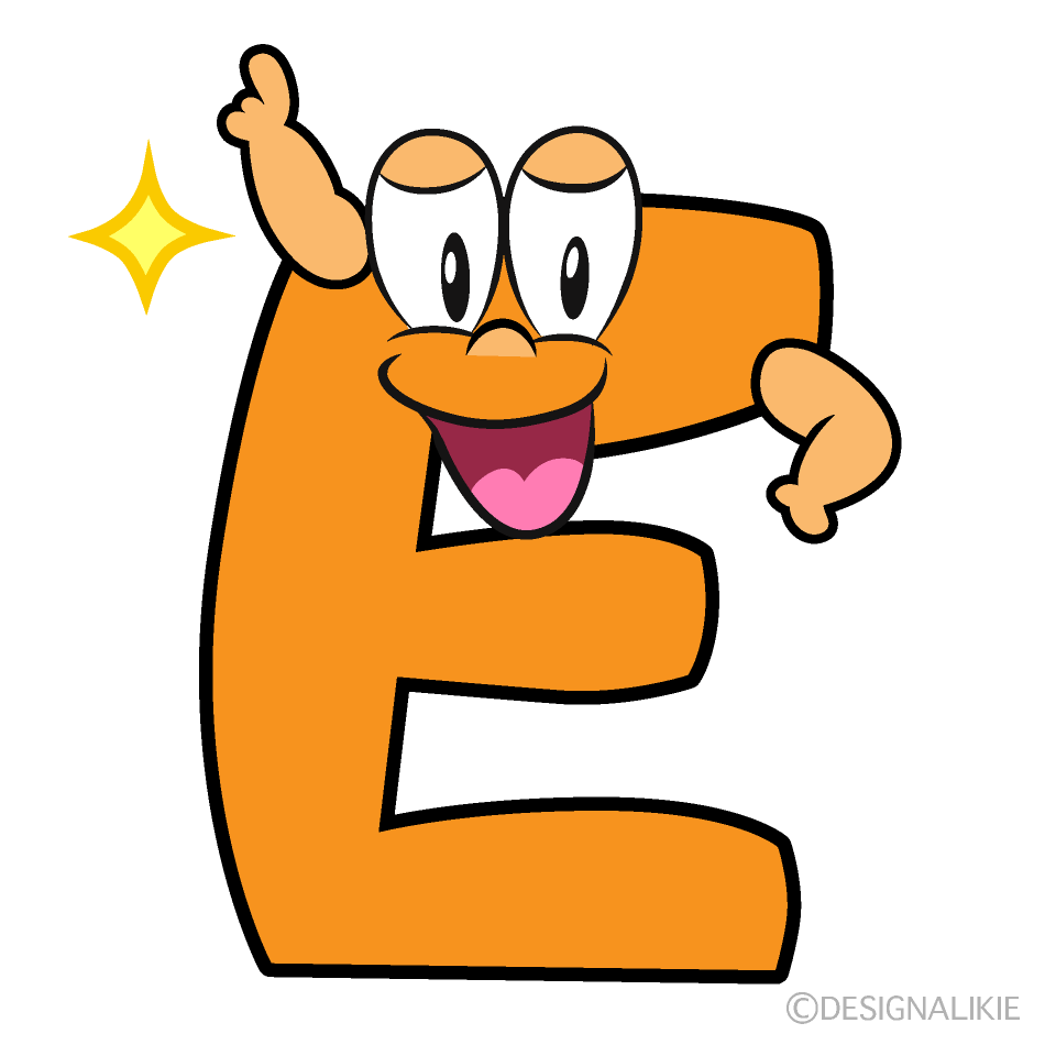 Posing E Cartoon Character Image