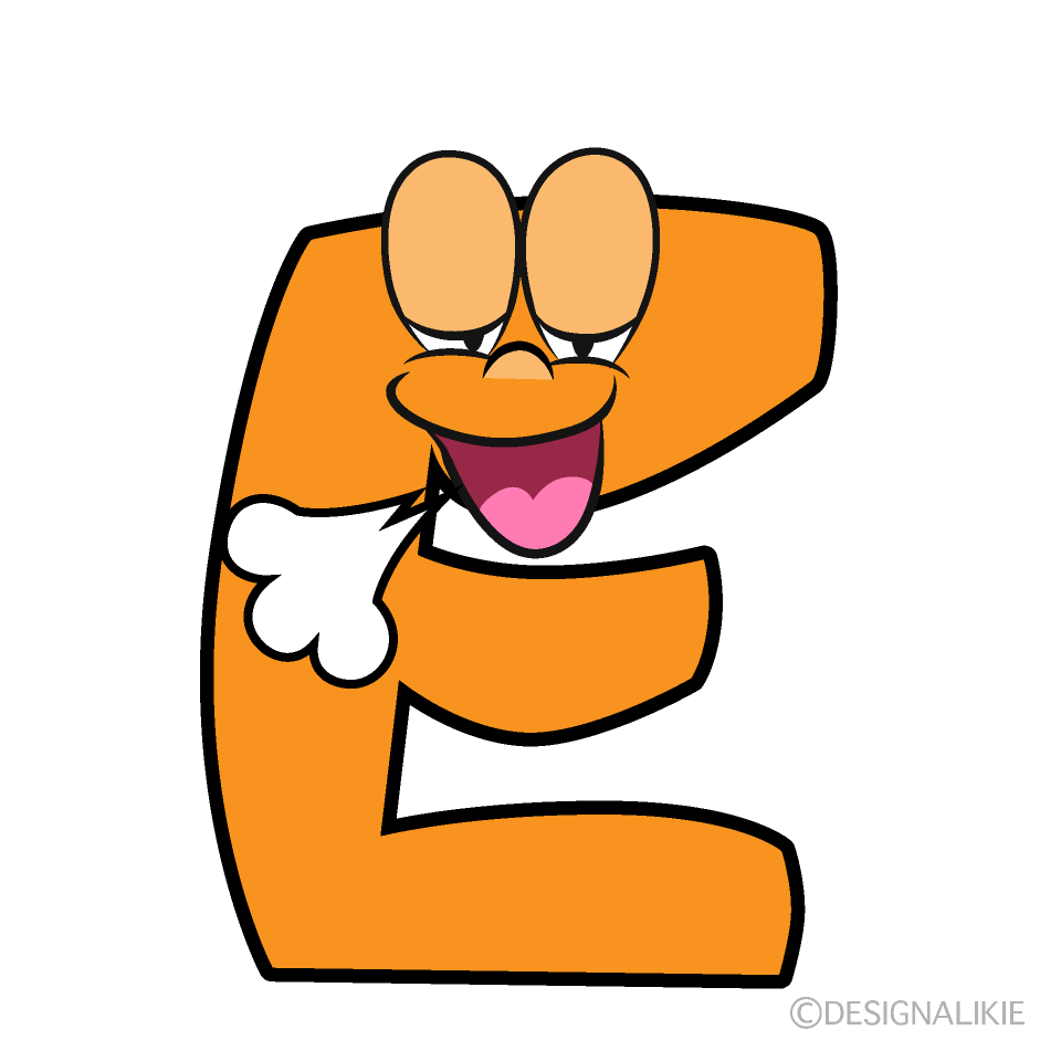 Relaxing E Cartoon Character Image