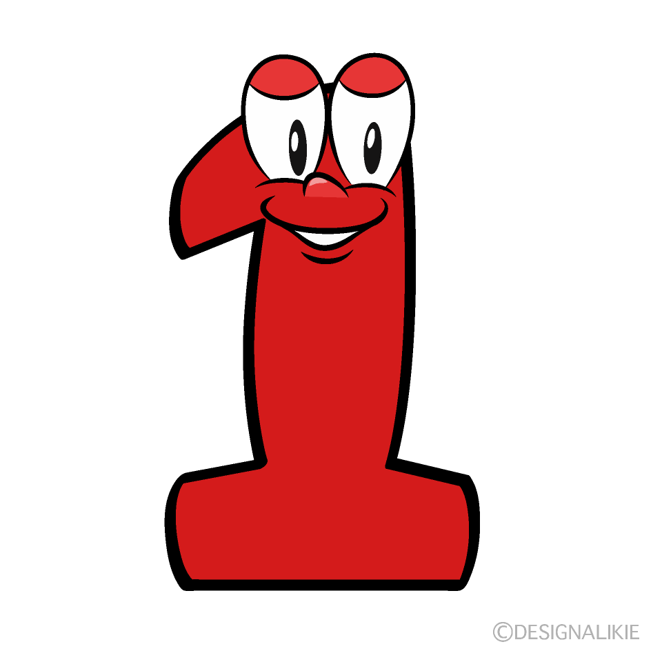 Number 1 Cartoon Character Image