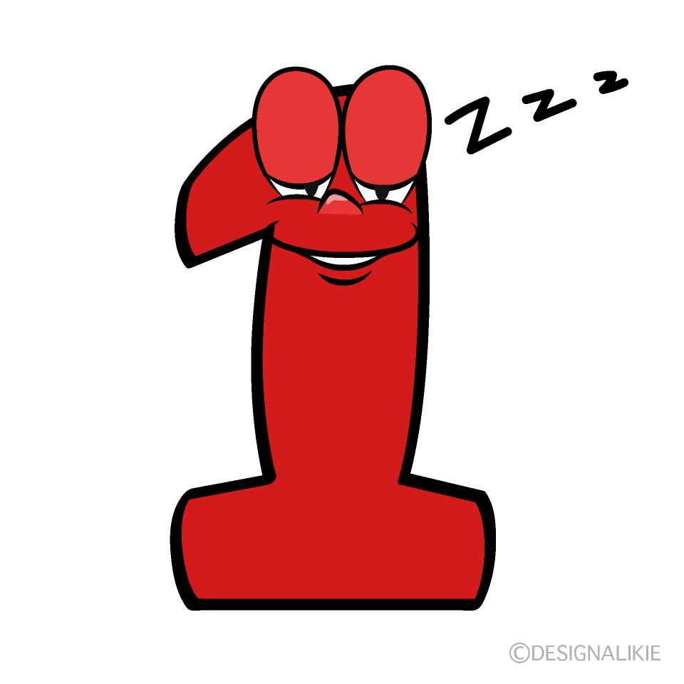 Sleeping 1 Cartoon Character Image