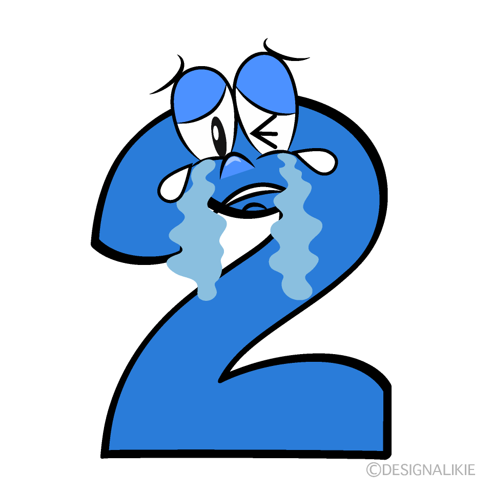 Crying 2 Cartoon Character Image