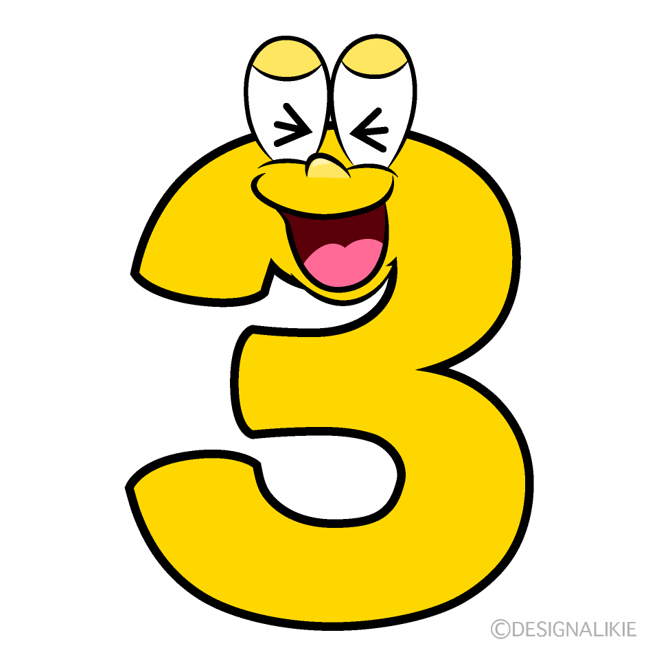 Laughing 3 Cartoon Character Image