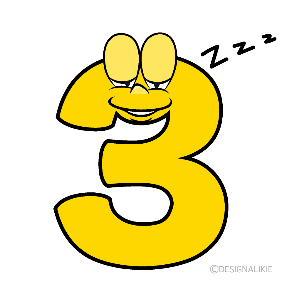 Sleeping 3 Cartoon Character Image