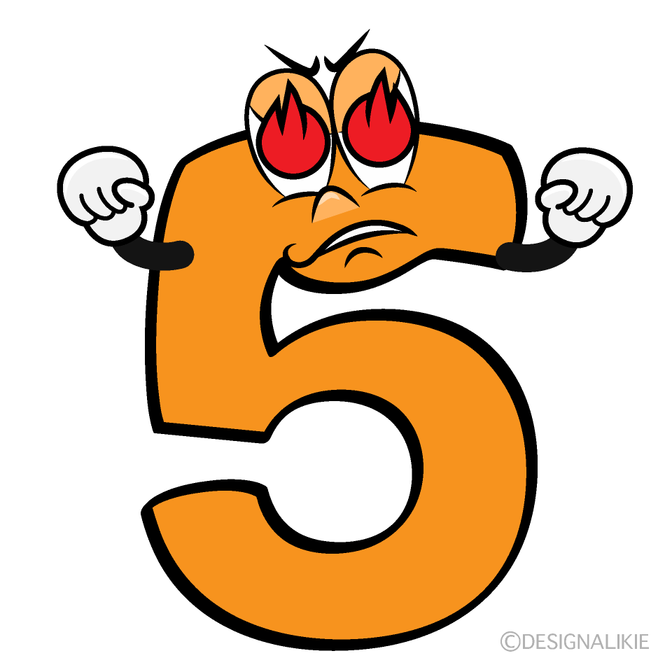 Enthusiasm 5 Cartoon Character Image